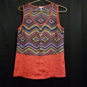 AZTEC PRINT SLEEVELESS